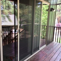 Big Bear Screens - Large door re-screen.