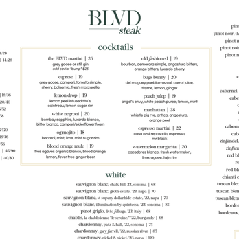 BLVD Steak - Steakhouses Near Me - Calabasas, California BLVD Steak - Steakhouses Near Me - Calabasas, California