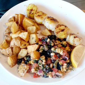 BlueSalt Fish Grill - Scallops, veggies, and potatoes. 9/27/24 - Seafood Near Me - Torrance, California