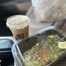 Better Buzz Coffee - Tempe - 3 Seed Avacado Toast Carmel Latte Decaf