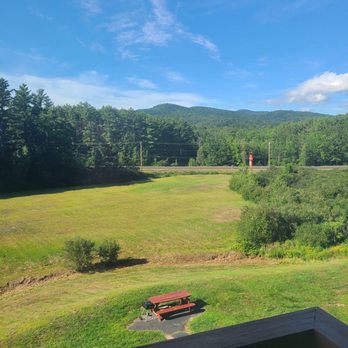 Swiss Chalets Village Inn - Balcony view - Hotels Near Me - Intervale, New Hampshire Swiss Chalets Village Inn - Balcony view - Hotels Near Me - Intervale, New Hampshire