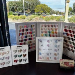Beautiful nail and toe colors