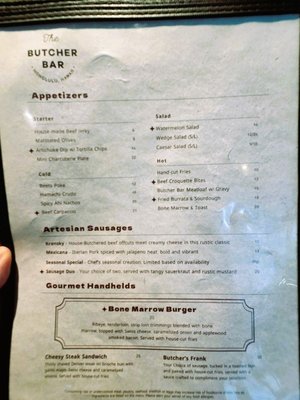 Menu photo 3 The Butcher Bar Honolulu, HI