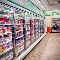 Dollar Tree - This Dollar Tree also has a large freezer section