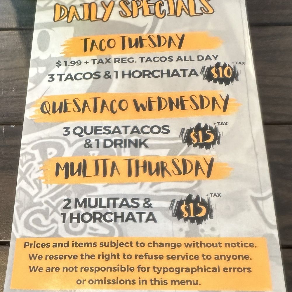 Fat Boyz Tacos - Their daily specials - Mexican Near Me - Lynwood, California Fat Boyz Tacos - Their daily specials - Mexican Near Me - Lynwood, California
