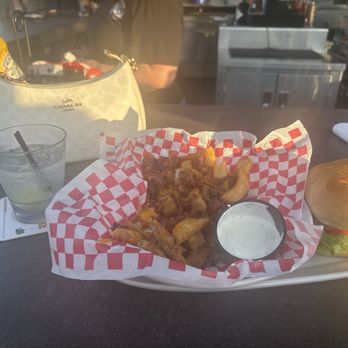 Carolina Ale House - Bacon Cheese Fries and Grilled Chicken Sandwich - American Near Me - Fort Mill, South Carolina