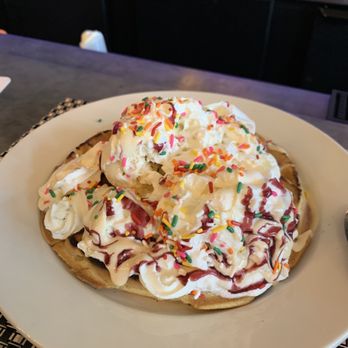 Dillon's - Funfetti waffle sundae - Bars Near Me - Boston, Massachusetts