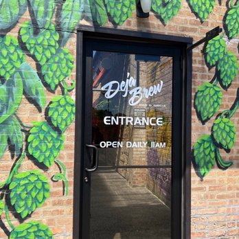 Deja Brew Bar & Grill - Entrance - Bars Near Me - Oak Lawn, Illinois