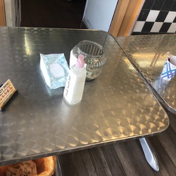 Dandy Dogs - Hand sanitizer, wipes & a cup with pens for customers. - Burgers Near Me - Livermore, California Dandy Dogs - Hand sanitizer, wipes & a cup with pens for customers. - Burgers Near Me - Livermore, California