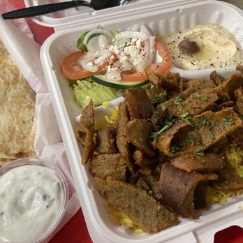 Jasmine Kitchen - Beef & Lamb Gyro Plate which - Mediterranean Near Me - Kirkland, Washington Jasmine Kitchen - Beef & Lamb Gyro Plate which - Mediterranean Near Me - Kirkland, Washington