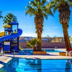 Five Seasons Vacation Rentals - Giant Slide Pool at Las Palmas Resort