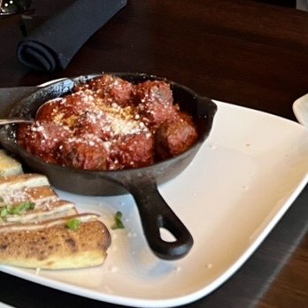 Pizzeria Pezzo - Absolutely delicious meatball and focaccia appetizer *not pictured also comes with a salad - Pizza Near Me - Woodbury, Minnesota Pizzeria Pezzo - Absolutely delicious meatball and focaccia appetizer *not pictured also comes with a salad - Pizza Near Me - Woodbury, Minnesota