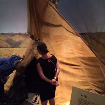Head-Smashed-In Buffalo Jump Interpretive Centre - Tipi can touch the soft waterproof buffalo leather - Museums Near Me - Fort Macleod, Alberta Head-Smashed-In Buffalo Jump Interpretive Centre - Tipi can touch the soft waterproof buffalo leather - Museums Near Me - Fort Macleod, Alberta