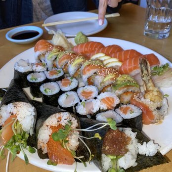 Sushi Zanmai - Salmon and Scallion Maki Roll, Yellowtail Scallion Maki Roll, No.9 Roll, Spicy Salmon Hand Roll, Spicy Tuna Hand Roll, Salmon Nigiri - Japanese Near Me - Boulder, Colorado Sushi Zanmai - Salmon and Scallion Maki Roll, Yellowtail Scallion Maki Roll, No.9 Roll, Spicy Salmon Hand Roll, Spicy Tuna Hand Roll, Salmon Nigiri - Japanese Near Me - Boulder, Colorado