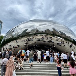 07.04.25 make sure you don't miss the peculiar beauty of one of Chicago's best attractions... just don't lick it LoL