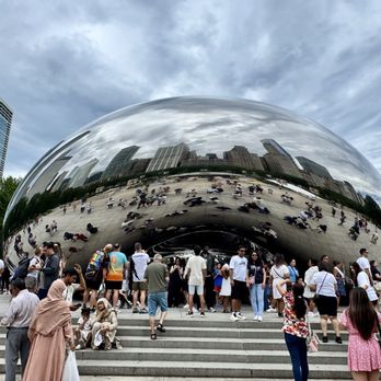 Cloud Gate - 07.04.25 make sure you don't miss the peculiar beauty of one of Chicago's best attractions... just don't lick it LoL - Public Art Near Me - Chicago, Illinois