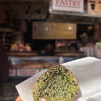 Mee Sum Pastry - Matcha black sesame ball. - Seafood Near Me - Seattle, Washington Mee Sum Pastry - Matcha black sesame ball. - Seafood Near Me - Seattle, Washington