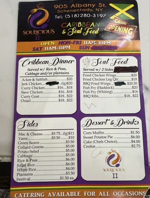 Menu photo 2 Soulicious II Schenectady, NY