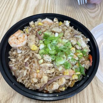 A Lot Fried Rice - This is my husband, bowl of shrimp and chicken with white rice. So good!!! - Japanese Near Me - Kissimmee, Florida A Lot Fried Rice - This is my husband, bowl of shrimp and chicken with white rice. So good!!! - Japanese Near Me - Kissimmee, Florida