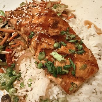 Lazy Dog Restaurant & Bar - Ginger Soy Salmon* - New American Near Me - Cerritos, California