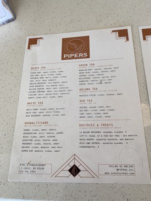 Menu photo 3 Pipers Tea & Coffee St. Louis, MO Menu photo 3 Pipers Tea & Coffee St. Louis, MO