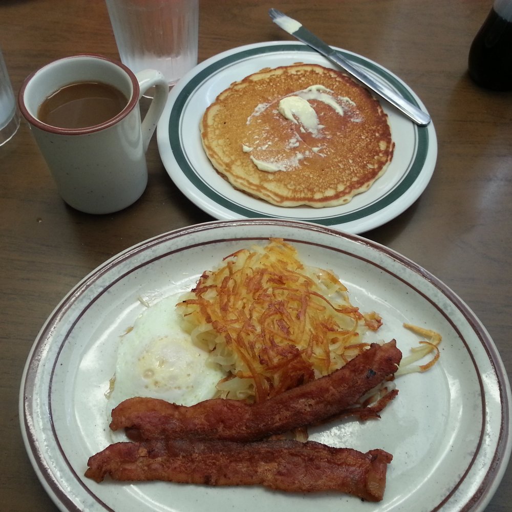 Mini breakfast with pancake