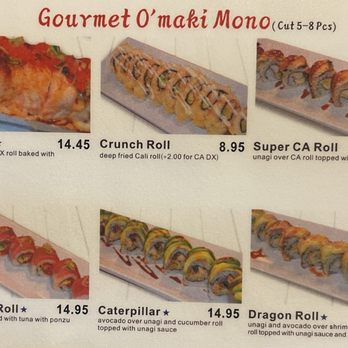 O' Sushi - Menu 2/14/2024 - Sushi Bars Near Me - Newark, California O' Sushi - Menu 2/14/2024 - Sushi Bars Near Me - Newark, California