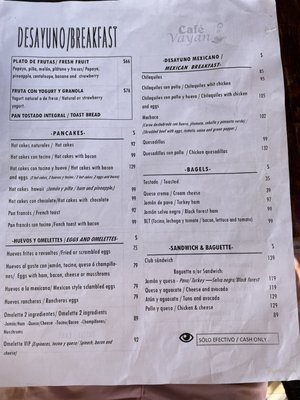 Menu photo 3 Cafe Vayan Puerto Vallarta, JAL