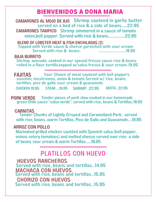 Menu photo 4 Dona Maria La Canada Flintridge, CA Menu photo 4 Dona Maria La Canada Flintridge, CA