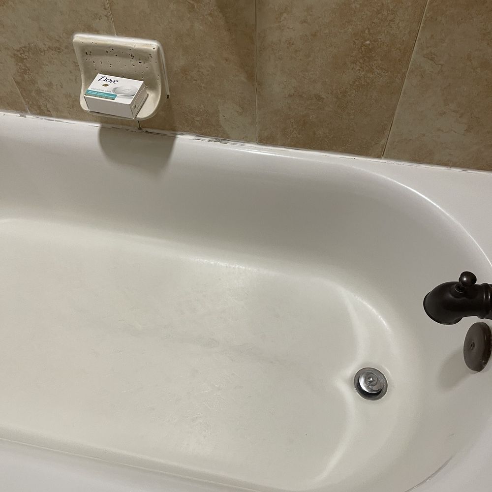 Mildew in tub