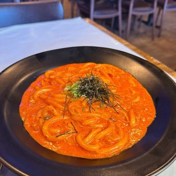 Louders - Kimchi Udon Carbonara - Asian Fusion Near Me - Los Angeles, California Louders - Kimchi Udon Carbonara - Asian Fusion Near Me - Los Angeles, California