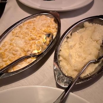 Patton's Steakhouse - Creamed corn and truffle mashed potatoes - Steakhouses Near Me - Houston, Texas