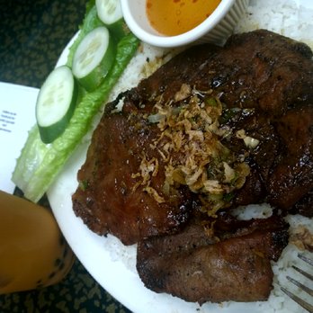 Baguette Delite - Pork chop broken rice plate and Thai tea boba drink - Vietnamese Near Me - Edison, New Jersey Baguette Delite - Pork chop broken rice plate and Thai tea boba drink - Vietnamese Near Me - Edison, New Jersey