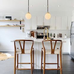 Dala Decor - Wishbone - walnut natural