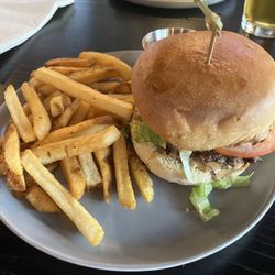 Courtside Food and Drinks - Burger and fries