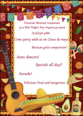 Menu photo 1 Victoria's Mexican Restaurant Augusta, GA Menu photo 1 Victoria's Mexican Restaurant Augusta, GA