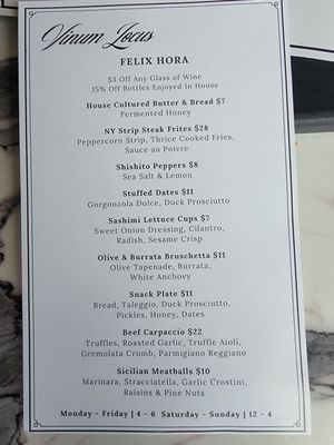 Menu photo 5 Vinum Locus San Diego, CA Menu photo 5 Vinum Locus San Diego, CA