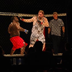 Bluegrass Brawl - Watch out for dudes in kitten themed singlets. They lure you in with a false sense of adorableness.