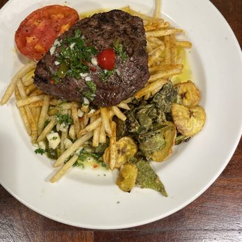 Boudro's, a Texas Bistro - 10 oz texas filet w/fries - New American Near Me - San Antonio, Texas