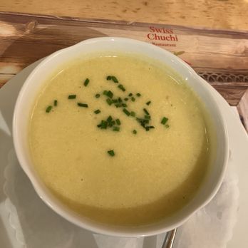 Swiss Chuchi - Potato cheese soup - Fondue Near Me - Zürich, ZH Swiss Chuchi - Potato cheese soup - Fondue Near Me - Zürich, ZH