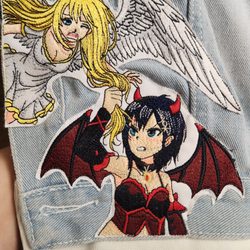 Custom made patches, print jobs, and a custom made shirt