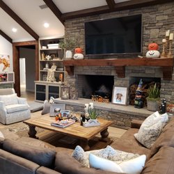 Stone wall TV Installation