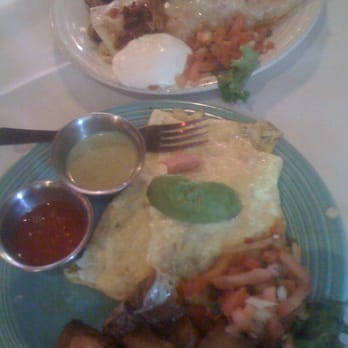 Superior Grill - Superior Omelet in the front and Breakfast Burrito in the back. - Mexican Near Me - Baton Rouge, Louisiana