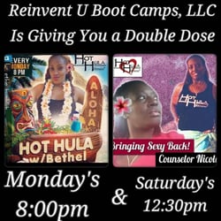 Reinvent U Boot Camps - Hot Hula instructors