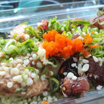 Off the Hook Poke Market - Regular with Spicy Ahi & Hawaiian - Poke Near Me - Honolulu, Hawaii Off the Hook Poke Market - Regular with Spicy Ahi & Hawaiian - Poke Near Me - Honolulu, Hawaii