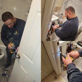 N.S.P Construction - Installing door knob set through out apartment! - General Contractors Near Me N.S.P Construction - Installing door knob set through out apartment! - General Contractors Near Me