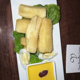 Fried Yuca a La Huancaina, a must!!! Fried Yuca a La Huancaina, a must!!!