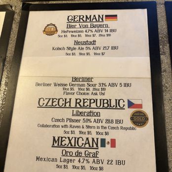 Barley And Sword Brewing - Part of the menu - Breweries Near Me - San Diego, California Barley And Sword Brewing - Part of the menu - Breweries Near Me - San Diego, California