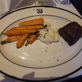 Weber's Restaurant - 8 ounce filet mignon with carrots and mashed potatoes - Seafood Near Me - Ann Arbor, Michigan Weber's Restaurant - 8 ounce filet mignon with carrots and mashed potatoes - Seafood Near Me - Ann Arbor, Michigan