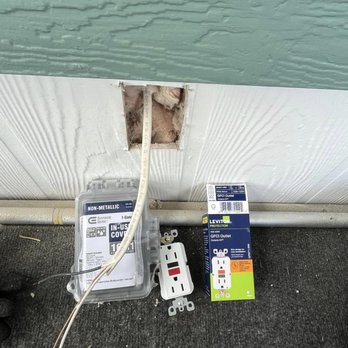 Passion Handyman - adding new GFCI outlet on the porch. - Handyman Near Me Passion Handyman - adding new GFCI outlet on the porch. - Handyman Near Me